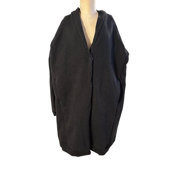 Kit and Ace long oversized sweater jacket women’s sz l black